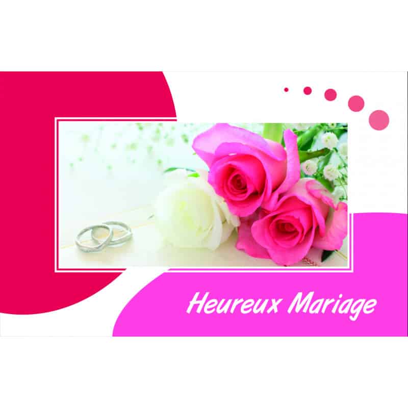 15 Cartes De Circonstance Heureux Mariage Grossiste Pour Fleuriste