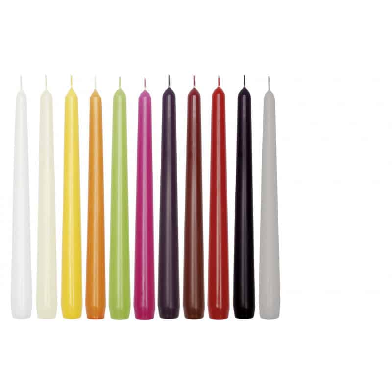 Allume bougie couleurs assorties