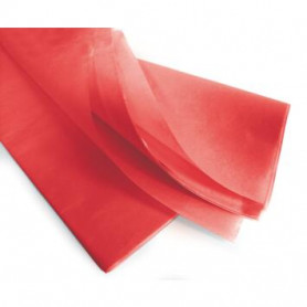 Mousseline rouge 480 feuilles papier de soie grossiste