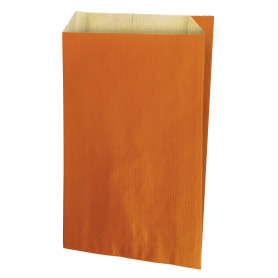 Pochettes kraft orange emballage sac grossiste