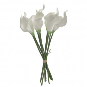 Calla mini blanc fleurs artificielles tergal grossiste