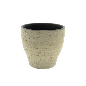 Cache-pot taupe 2 tailles -...