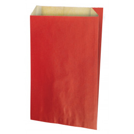 paquet de 250 pochettes kraft rouge sac emballage grossiste