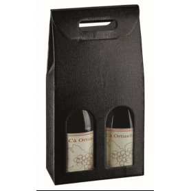 Coffret noir pour bouteille...