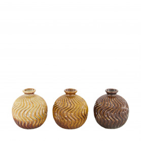 Assortiment de 3 vases en...