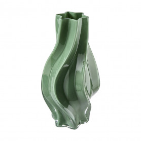 Vase en verre vert...