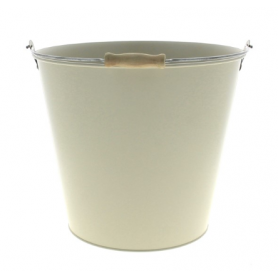 Cache-pot en zinc beige...