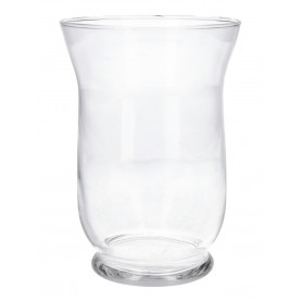 Vase en verre D. 14 x H....