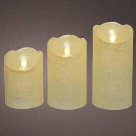 Paquet de 3 bougies LED...