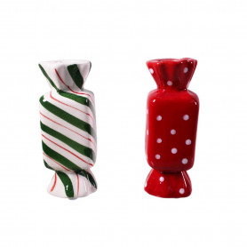 Boite de 2 vases rouge/vert...