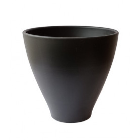 Cache-pot anthracite H 15cm - Zen